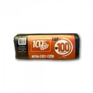  Saco De Lixo Gufe Preto 100L 