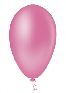 Balao De Aniversario Liso 7.0 Rosa Forte