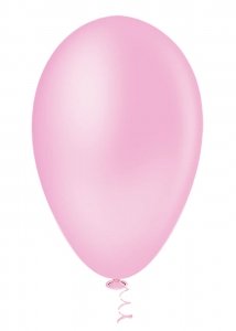 Balao De Aniversario Liso 7.0 Rosa Baby 